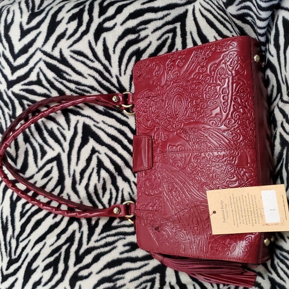 Patricia Nash Raspberry Rienza NWT - Picture 2 of 6